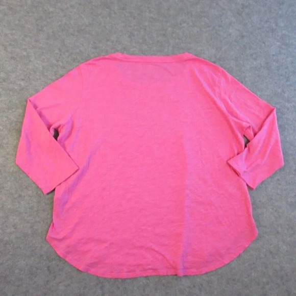 Habitat Women's Escape T Shirt Casual  XL Top Pink Cotton 3/4 Sleeve Camping 210 - Picture 10 of 15